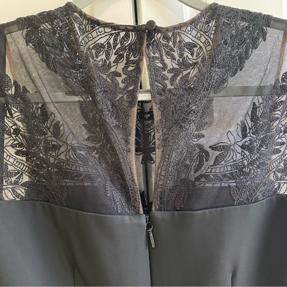 BCBG - little black dress with sheer lace top - Picture 5 of 8